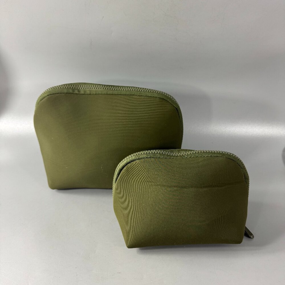 POPUPS MAKEUP POUCH SET SAFARI GREEN